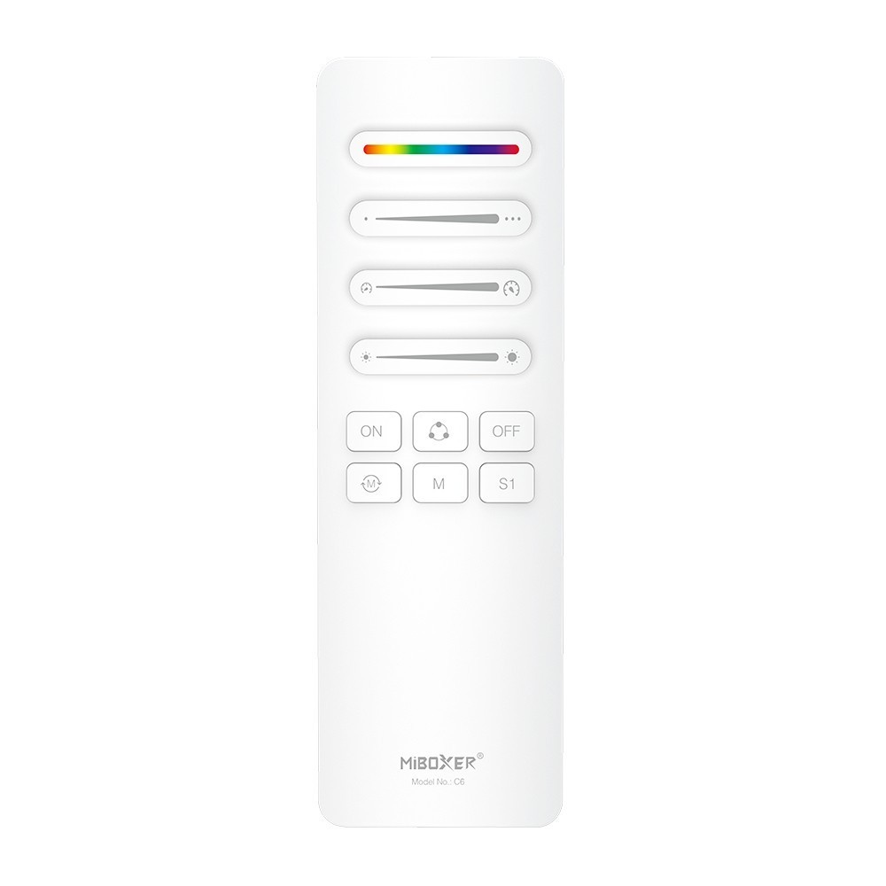 Télécommande pour ruban LED digital - MiBoxer C6 - Blanc