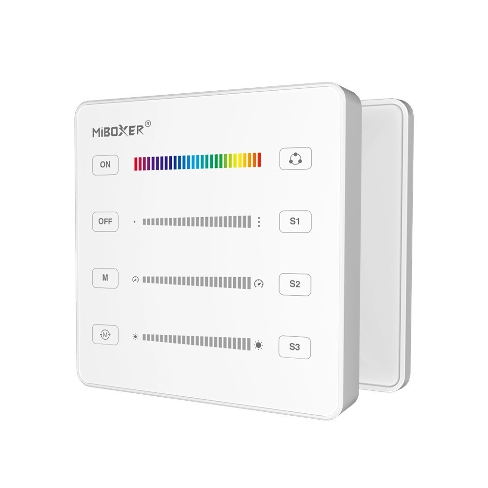 Télécommande murale pour ruban LED digital - MiBoxer B6 - Blanc