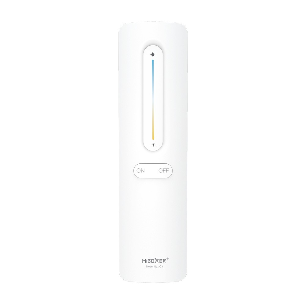 Télécommande murale Dimmer/CCT - 1 zone - MiBoxer C3 - Blanc
