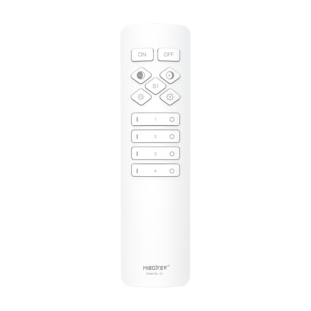 Télécommande murale Dimmer/CCT - 4 zones - MiBoxer C1- Blanc