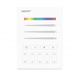 Télécommande murale pour ruban LED digital - MiBoxer B9 - Blanc