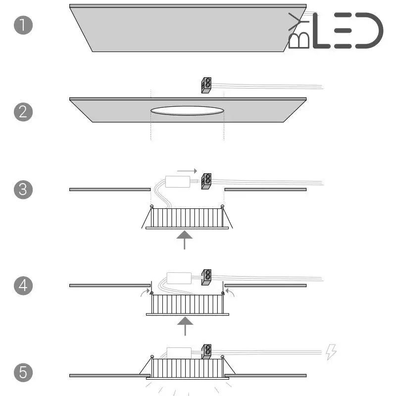 Cobyx 15W - 45° – Blanc - 230V