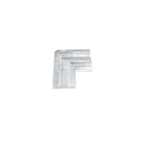 Jonction invisible en L de 8mm sans soudure pour ruban LED Mono IP20/65
