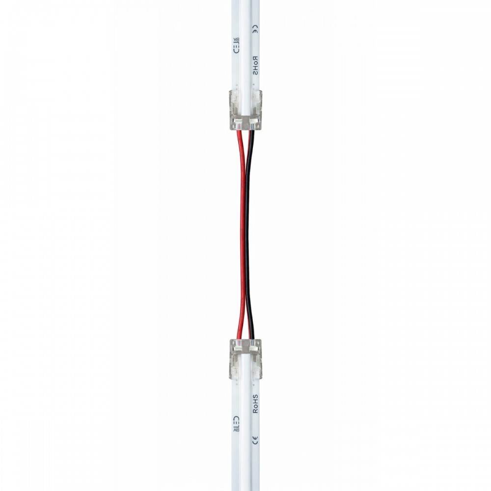 Jonction câblée pour ruban LED mono IP20 10mm sans soudure "Clipx"