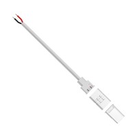 Connecteur d'alimentation étanche pour ruban LED mono IP68 de 8 mm à 10 mm de large "Hippo"
