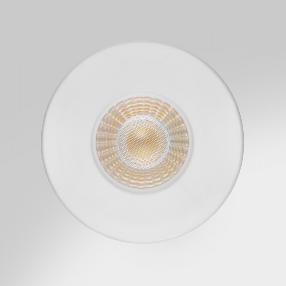 Spot 4CCT BEPOS RT2020 ELITE 8W 230V à bornier intégré Collerette blanche