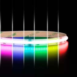Ruban LED COB RGB - 14W/m - IP20 - 768 LED/m - à la coupe - 24V