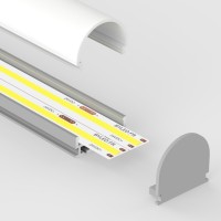 Profilé aluminium demi-tube pour ruban LED - C113