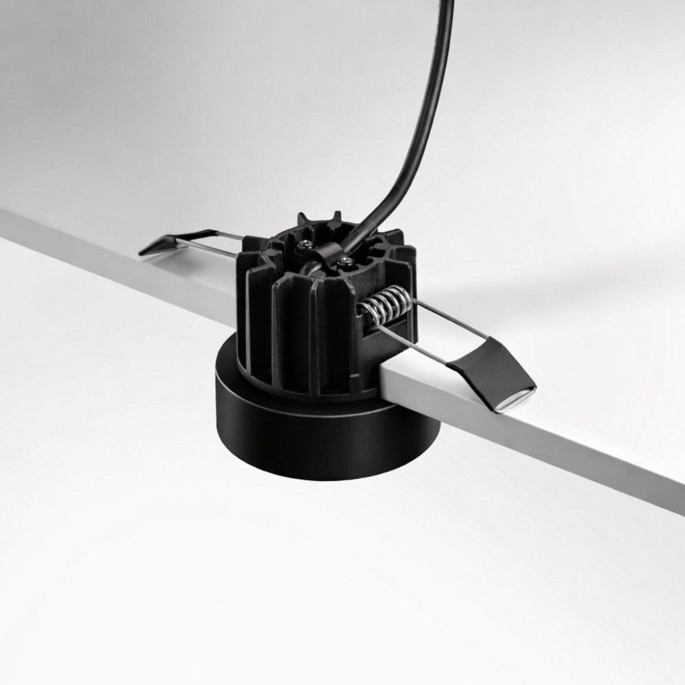 Spot LED semi encastré noir 13W - CURBE