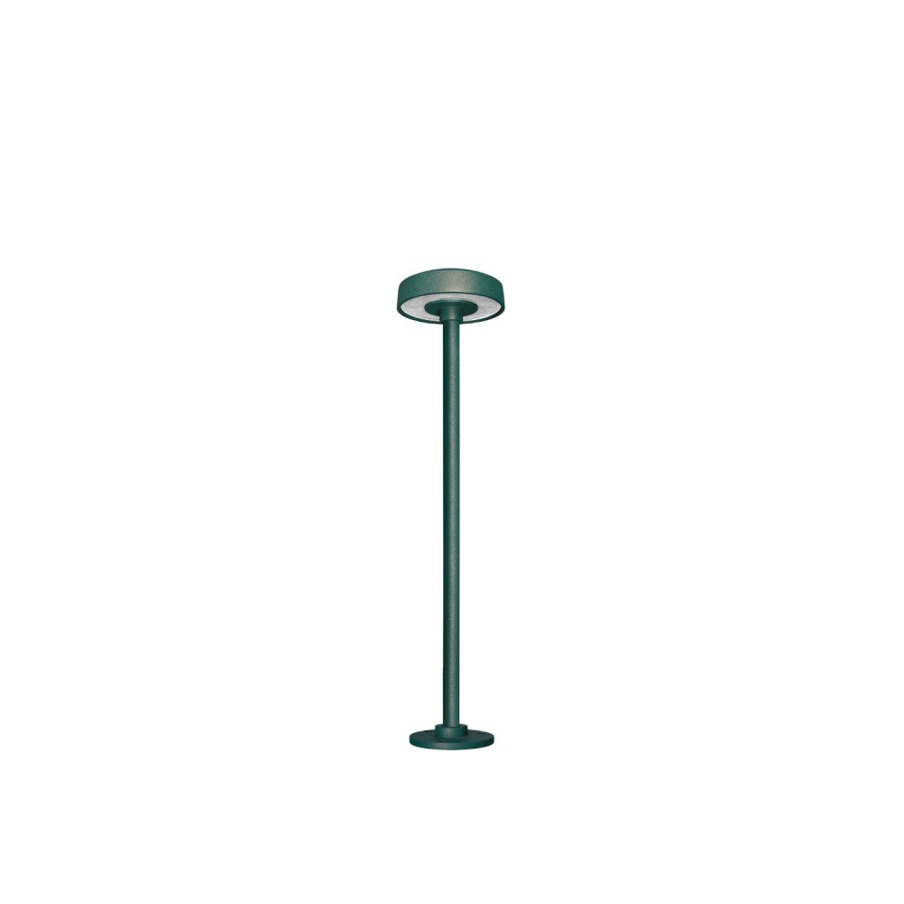 Borne LED extra fine d'extérieur à tête bombée - 3W -24V- 40 cm - Coloris vert- HAALÖ