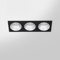 RV - Spot LED encastré carré noir 21W, couleurs au choix - Miror