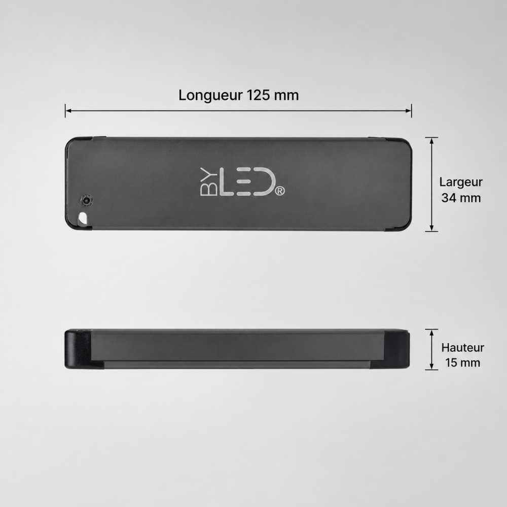 Mini alimentation 24V nano - Modèles de 36W à 180W au choix - IP20 - Tension constante