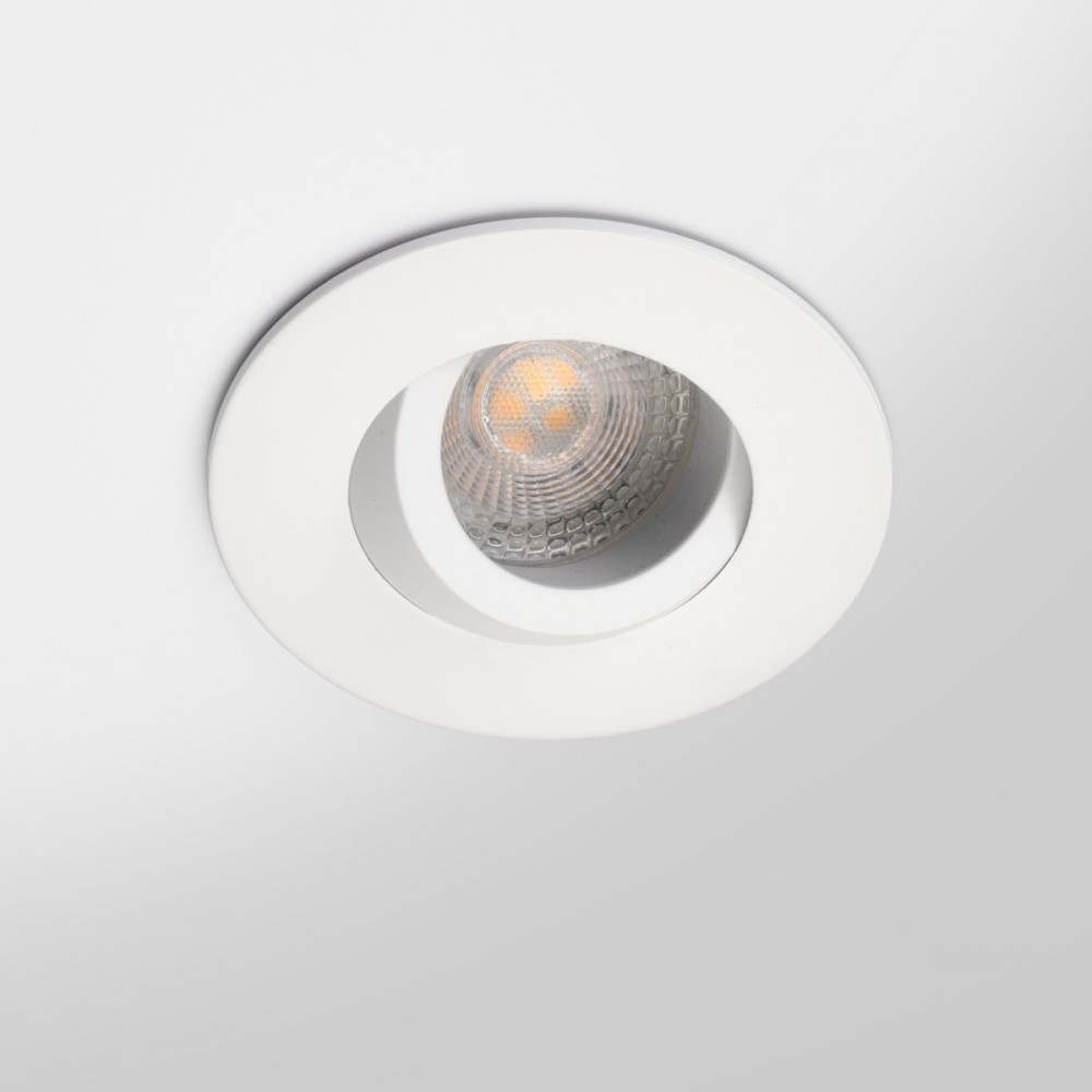 Spot LED encastrable orientable IP65 pour LED GU10 – SPEEN - Blanc