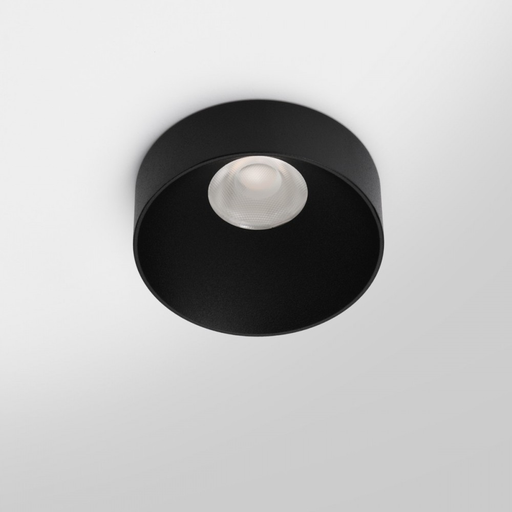 Spot LED semi encastré -  7W- Noir - CURBE