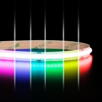 Ruban LED COB RGB - 14W/m - IP20 - 768 LED/m - à la coupe - 24V