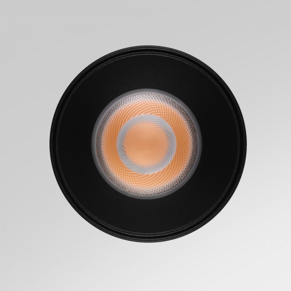 Spot LED en applique noir BAREL 12W
