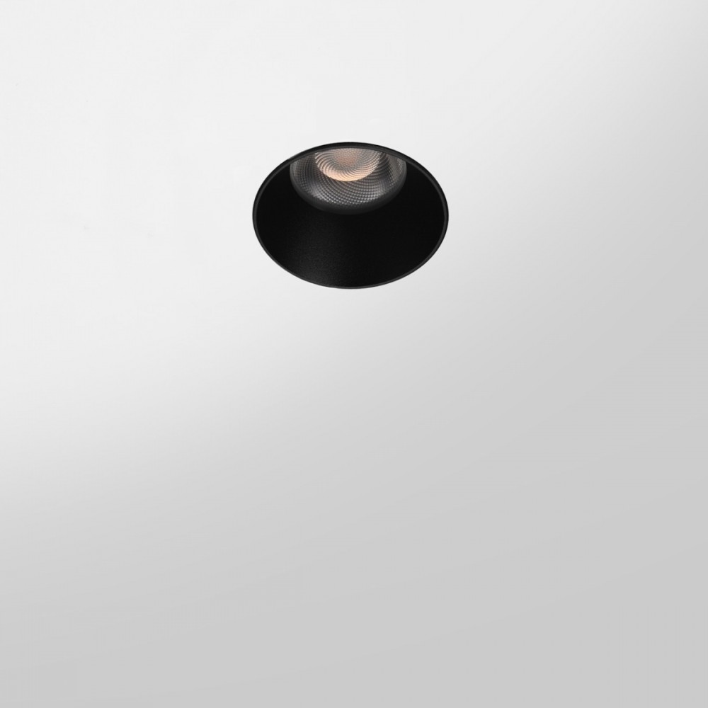 Spot LED encastrable à enduire noir - SLOPE 6W