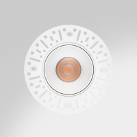 Spot LED encastrable à enduire - 8W - Blanc - SLOPE