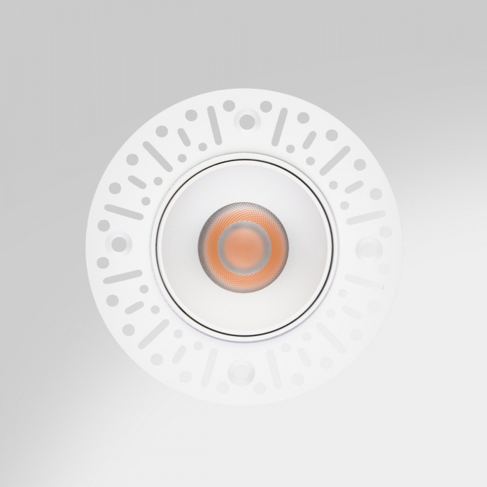Spot LED encastrable à enduire - 8W - Blanc - SLOPE