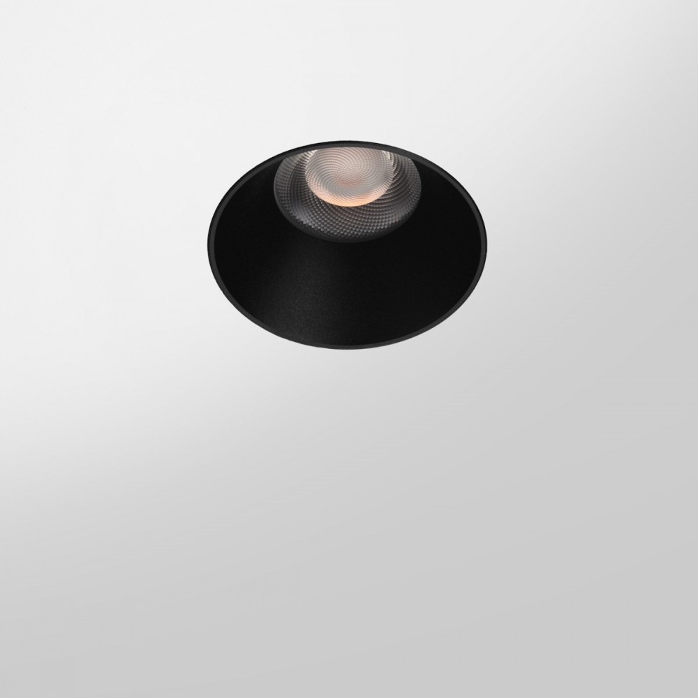 Spot LED encastrable à enduire - 8W - Noir - SLOPE