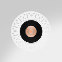 Spot LED encastrable à enduire - 8W - Noir - SLOPE