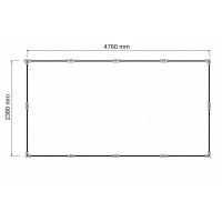 Cadre LED lumineux moderne - 230W - 112lm/W - 230V - ORNET