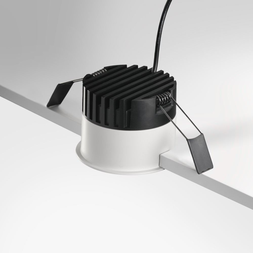 Spot LED "Pin hole" trompette blanc 11W - PINOL