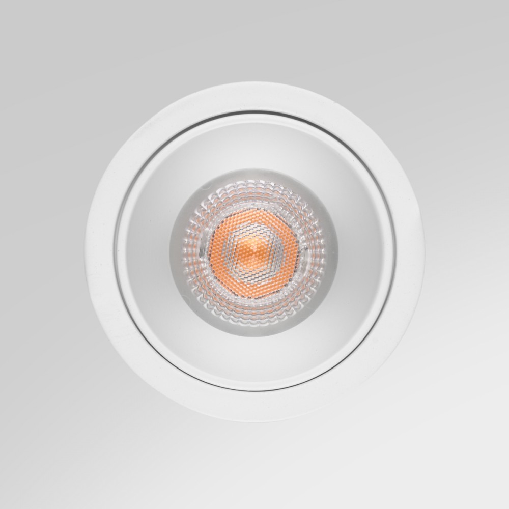 Spot encastrable IP20 pour LED GU11 – PULLE – Blanc
