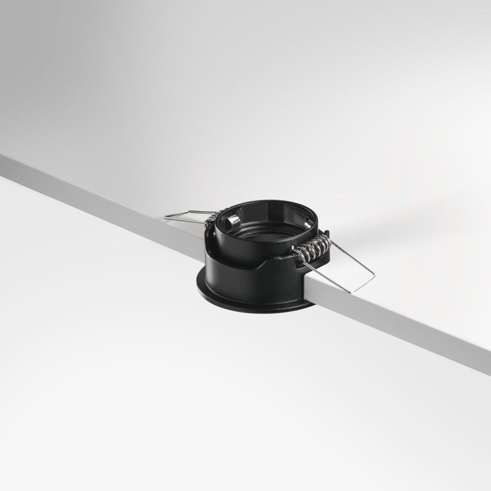 Spot encastrable IP20 pour LED GU11 – PULLE – Noir