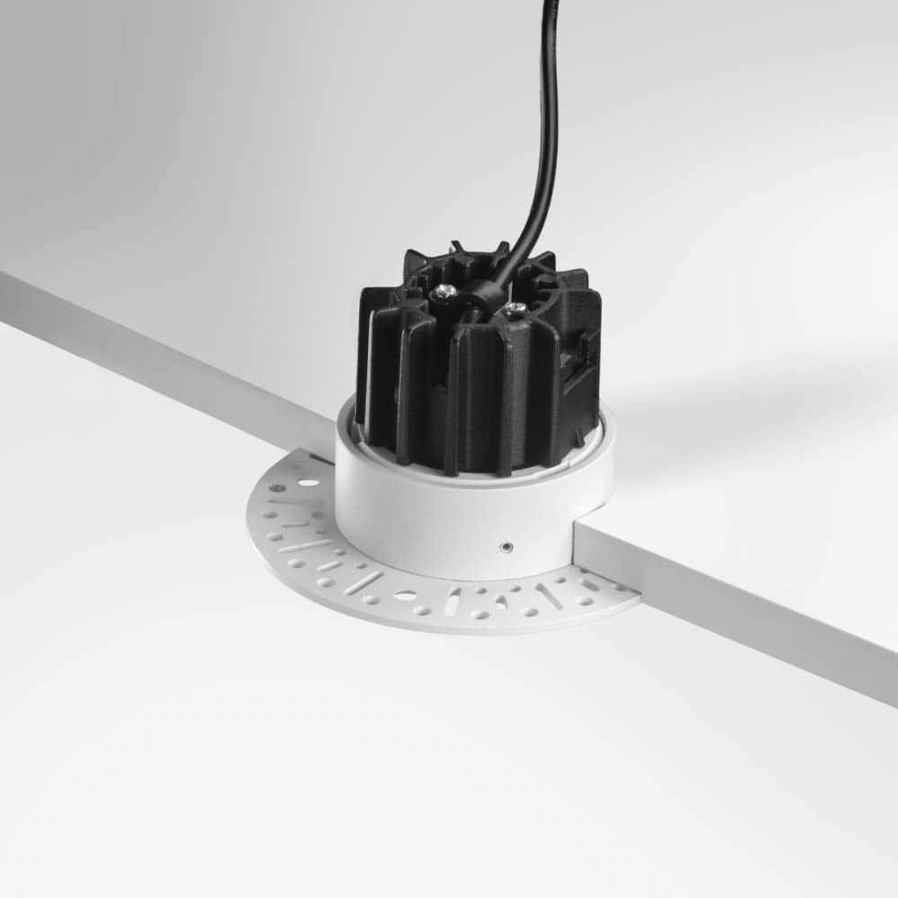 Spot LED encastrable à enduire - 8W - Blanc - SLOPE