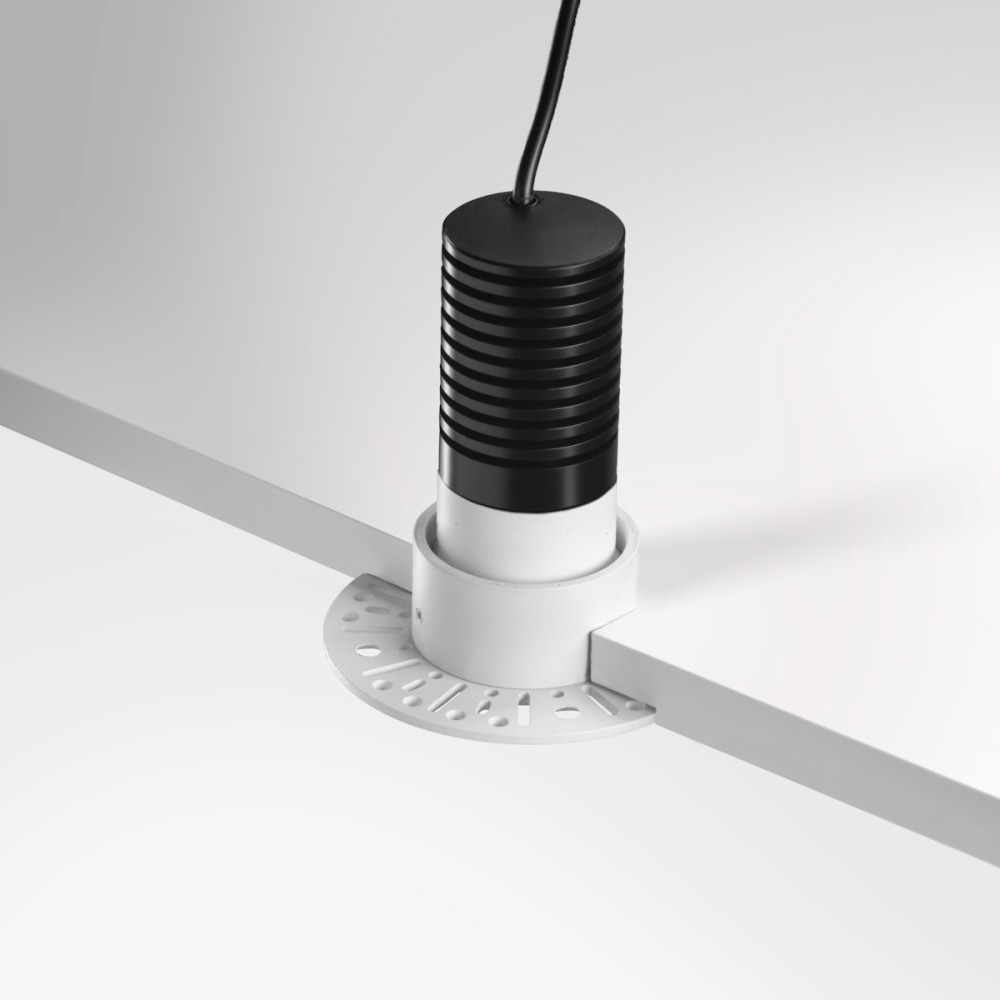 Spot LED encastrable à enduire - 6W - Blanc - SLOPE