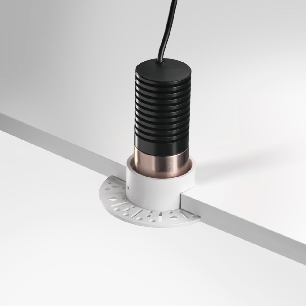 Spot LED encastrable à enduire - 6W - Bronze - SLOPE