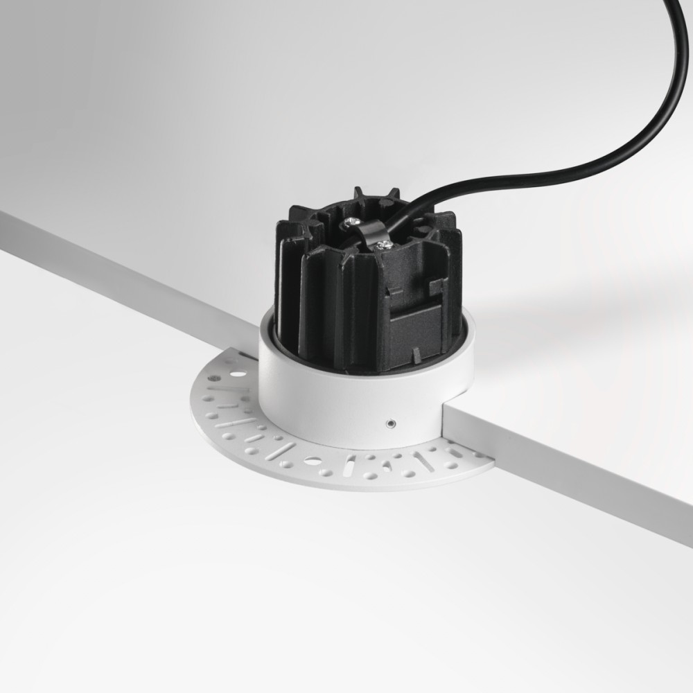 Spot LED encastrable à enduire - 8W - Noir - SLOPE