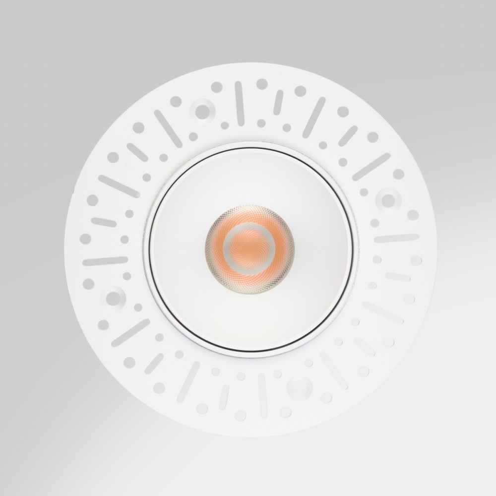 Spot LED encastrable à enduire - 12W - Blanc - SLOPE