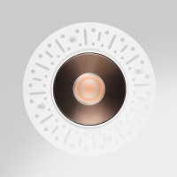 Spot LED encastrable à enduire - 12W - Bronze - SLOPE