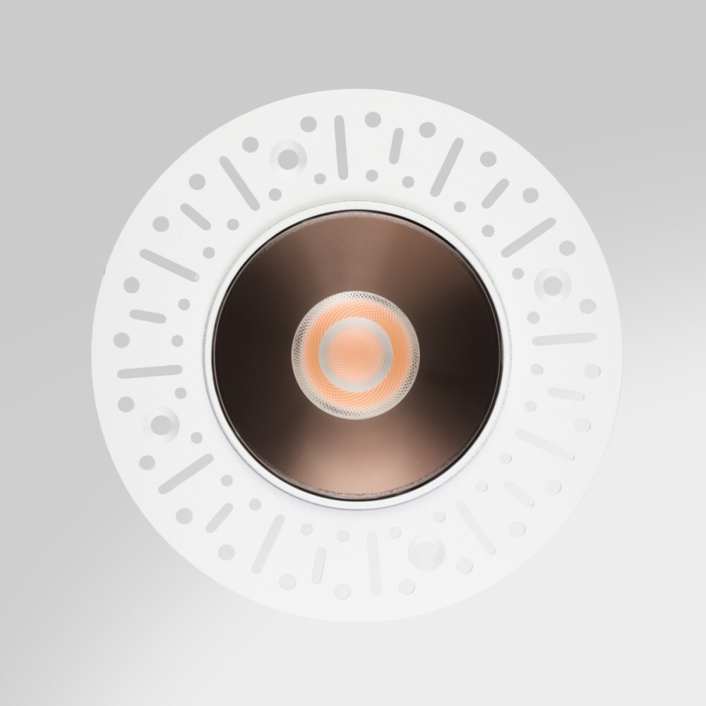 Spot LED encastrable à enduire - 12W - Bronze - SLOPE