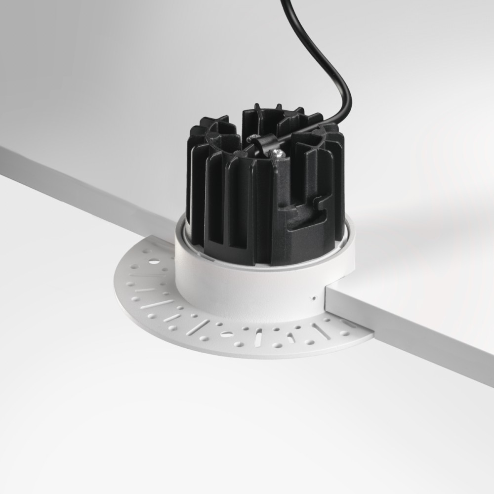 Spot LED encastrable à enduire - 12W - Blanc - SLOPE