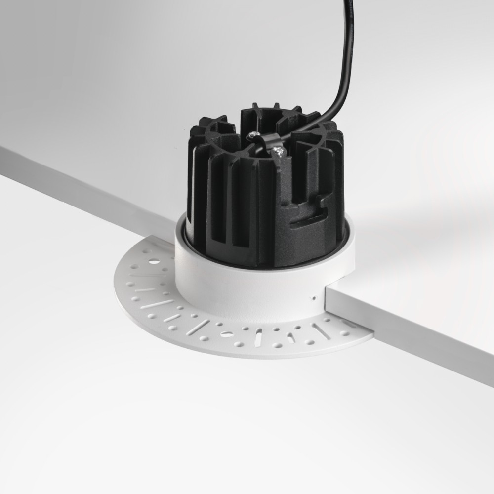 Spot LED encastrable à enduire - 12W - Noir - SLOPE