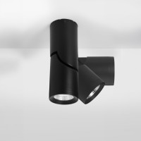 Applique LED orientable 90° - 10W - Noir sablé - WATCH