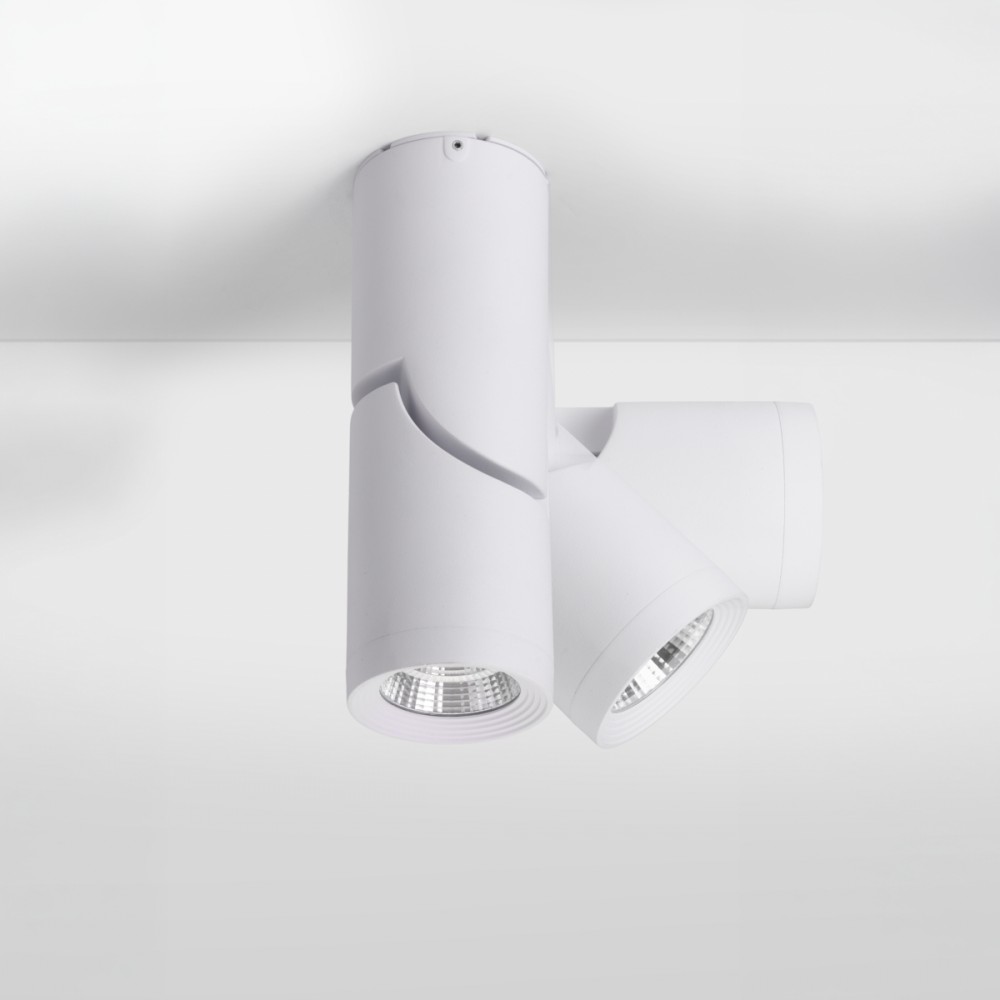 Applique led orientable pour plafond - Blanc