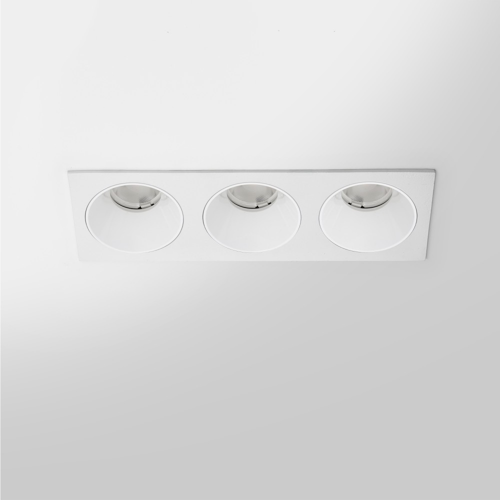 RV - Spot LED encastré carré noir 21W, couleurs au choix - Miror
