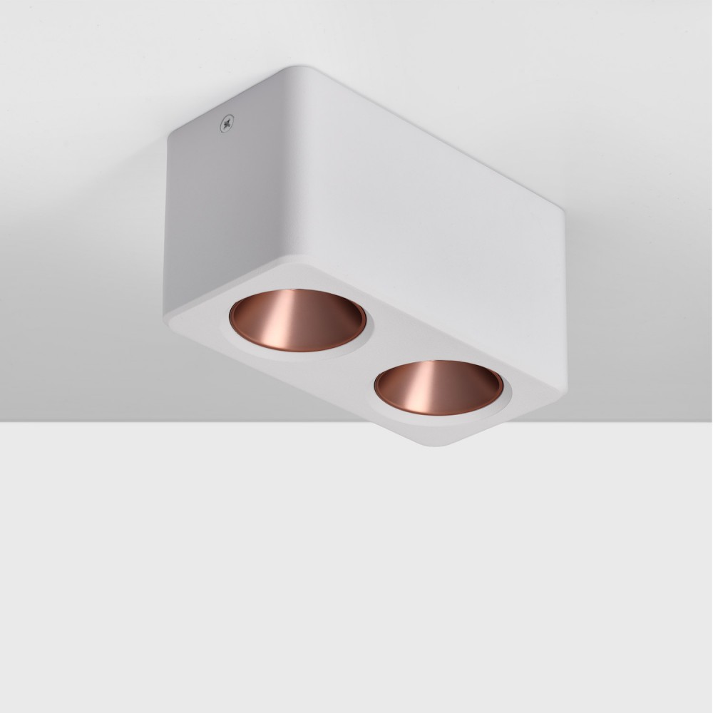 RV - Applique double LED blanche 14W – 36° - couleurs au choix - SHINE