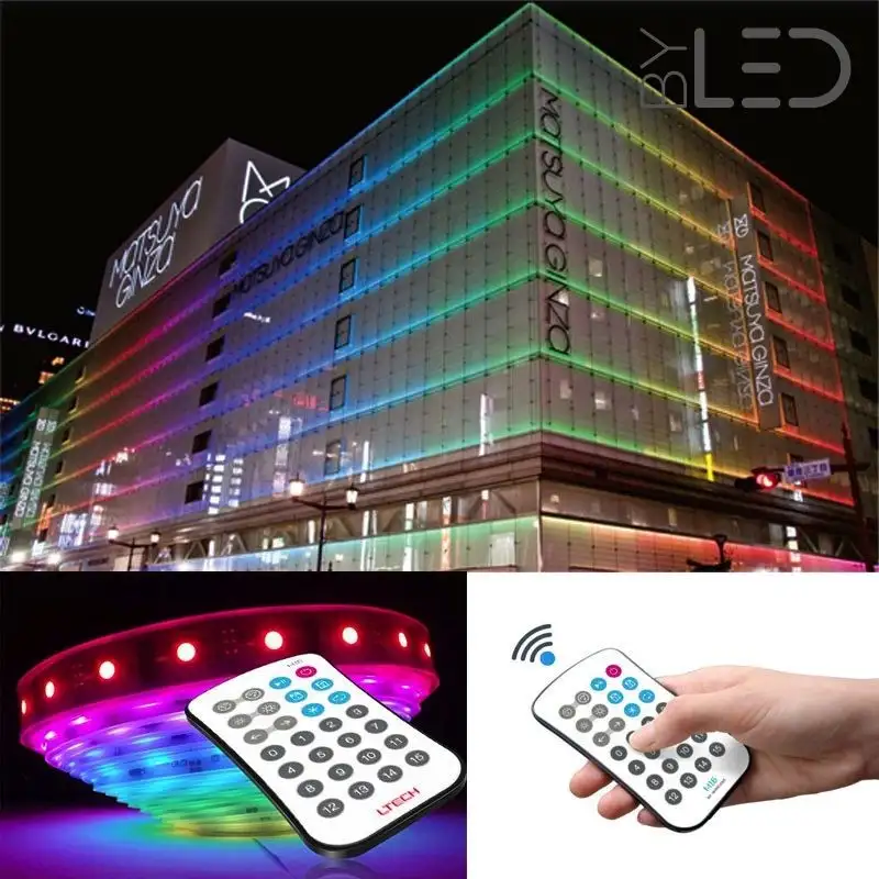 Kit mini télécommande radio pour ruban LED RGB Digital Kit mini télécommande radio pour ruban LED RGB Digital