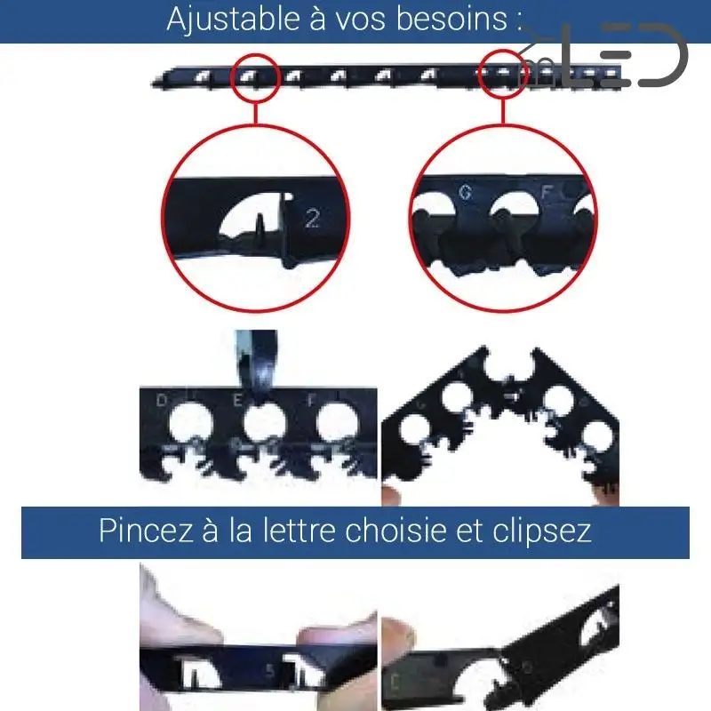 Lot de 5 écarteurs d'isolant en rouleau, pour spots LED encastrés