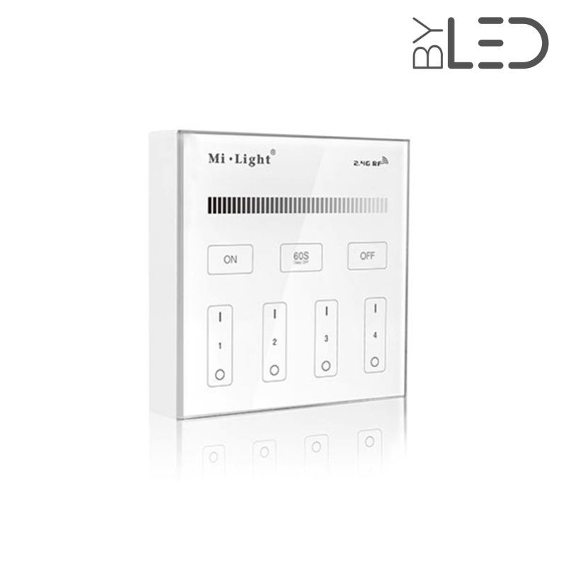 Télécommande murale 4 zones Dimmer - Milight B1