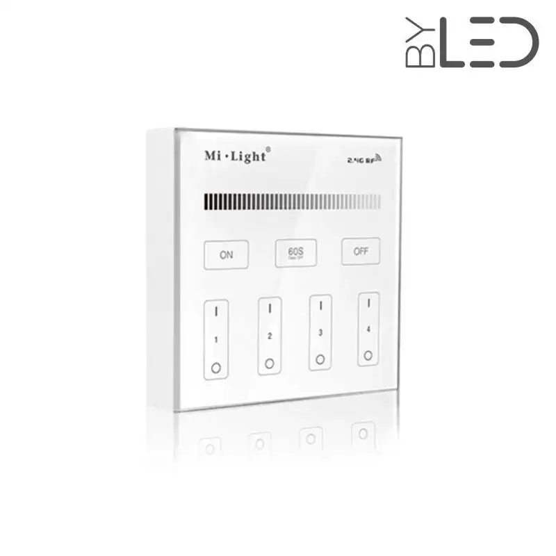 Télécommande murale 4 zones Dimmer - Milight B1