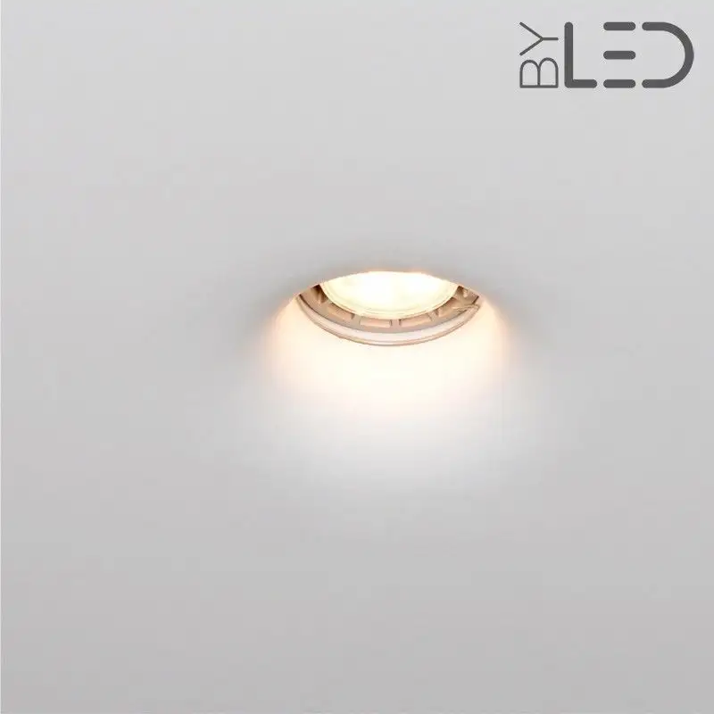 Spot encastrable en plâtre rond incurvé STAFF