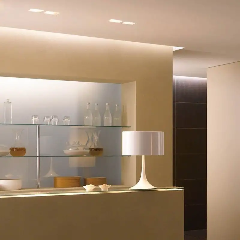 Spot encastrable en plâtre carré profond double STAFF Spot encastrable en plâtre carré profond double STAFF