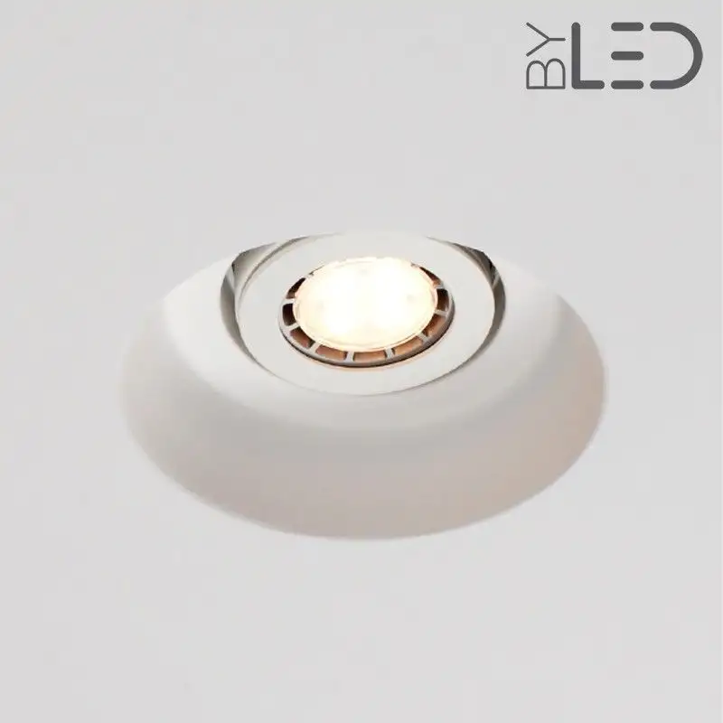 Spot encastrable en plâtre rond orientable STAFF