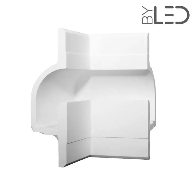 Profil linéaire d'angle mural en plâtre pour ruban LED STAFF